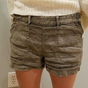 Free People Shorts - FREE PEOPLE khaki green shorts Free People Shorts - FREE PEOPLE khaki green shorts
